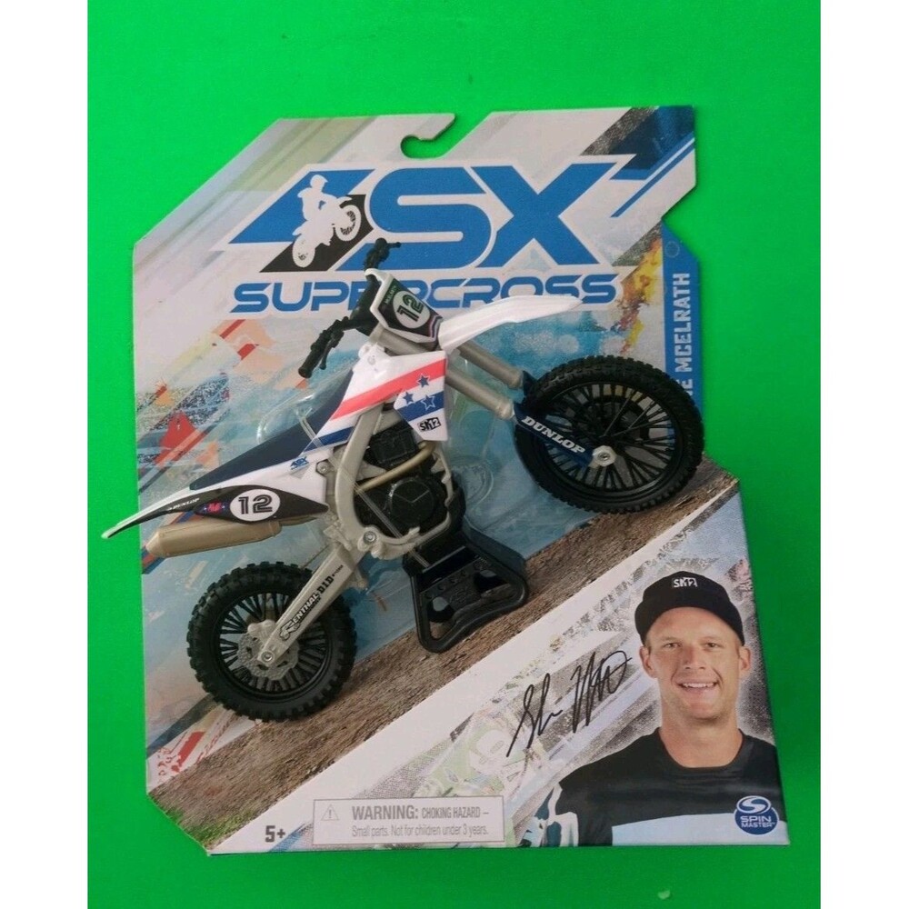 SX Supercross 1/10 SCALE Motorcycle # 12 Shane Mcelrath